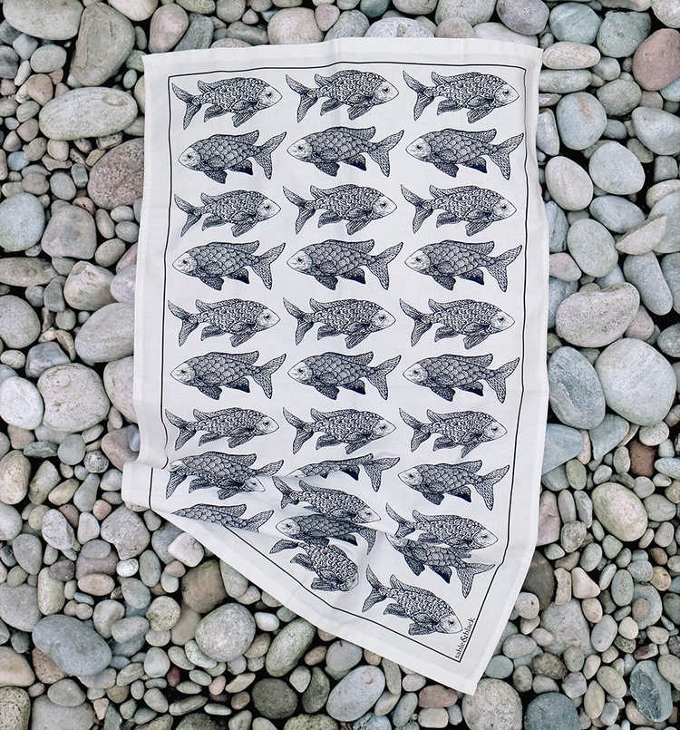 Coming Soon! Little Fish Teatowel