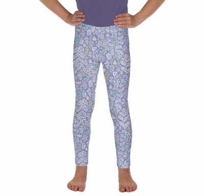 Love Bugs Children's Leggings - Lilac