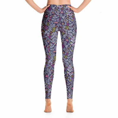 Love Bugs High Waist Leggings - Navy