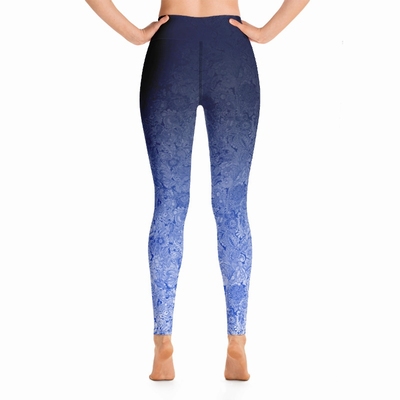 Flo High Waist Leggings - Blue