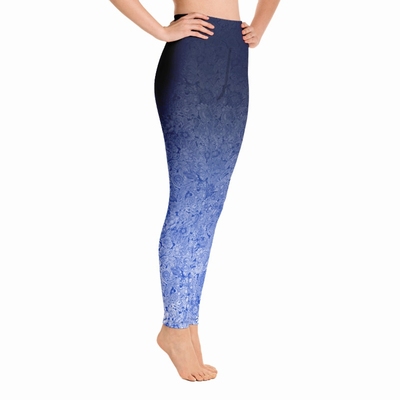 Flo High Waist Leggings - Blue