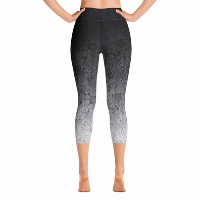 Flo High Waist Capri Leggings - Black