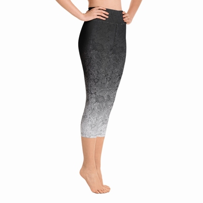 Flo High Waist Capri Leggings - Black