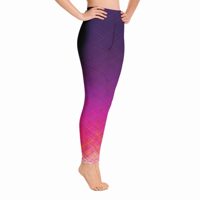 Odyssey High Waist Leggings - Sunset Pink