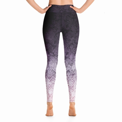 Grace High Waist Leggings - Purple