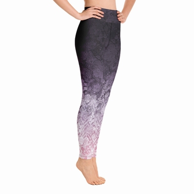 Grace High Waist Leggings - Purple