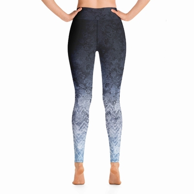 Grace High Waist Leggings - Petrol Blue