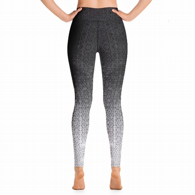 Azi High Waist Leggings - Grey