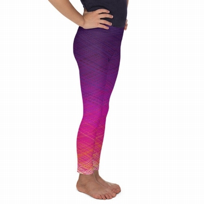 Odyssey Sunset Pink Children's Leggings