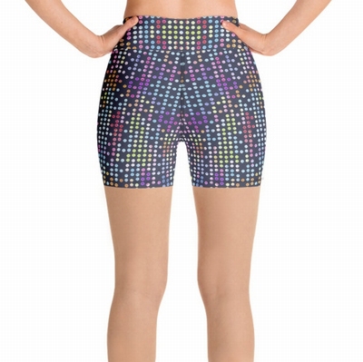 Disco Dots High Waist Shorts