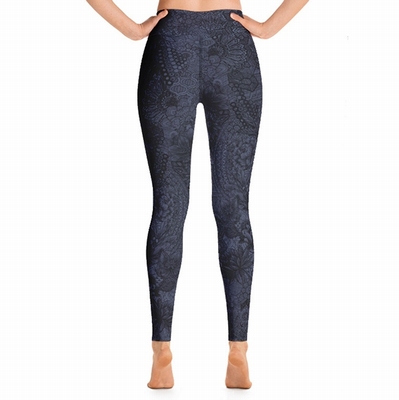 Miki High Waist Leggings Blue