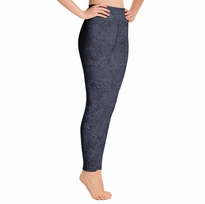 Miki High Waist Leggings Blue