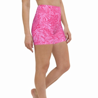 Tallulah High Waist Shorts - Hot Pink