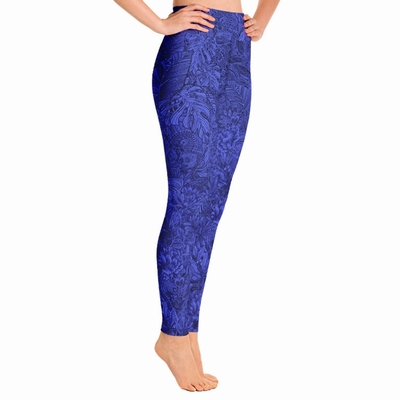 Tallulah High Waist Leggings - Electric Blue